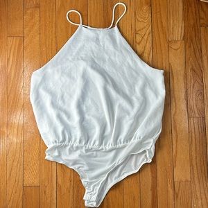 White bodysuit, barely worn